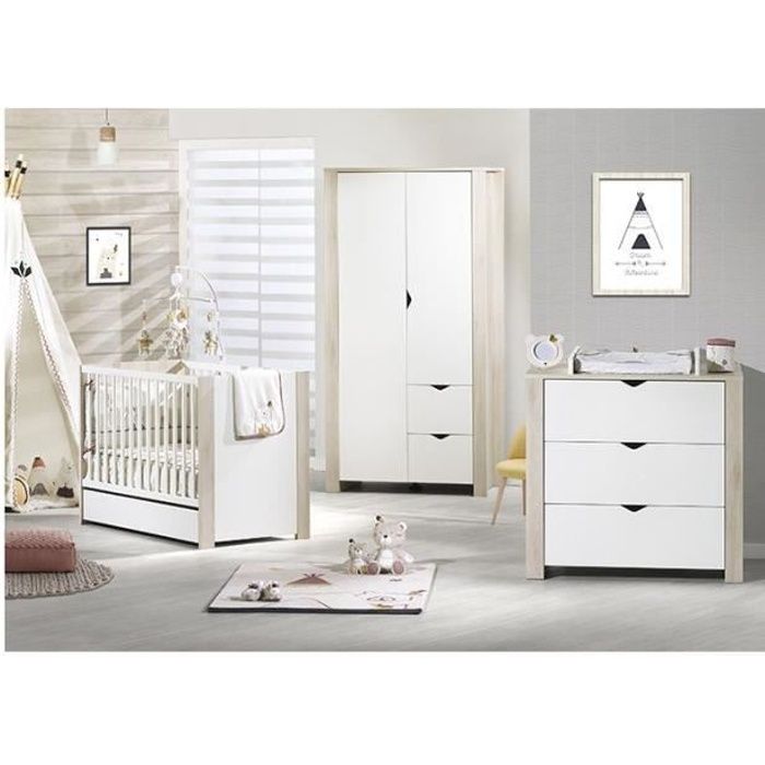 Chambre complete bebe Sauthon Tipee