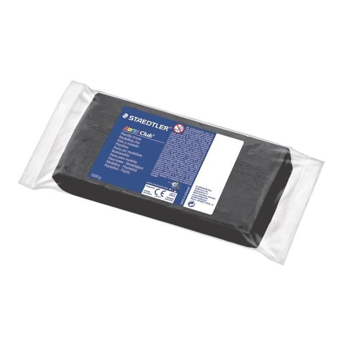 STAEDTLER Pain Pâte à Modeler 1000g Noir