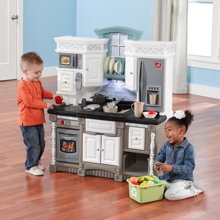 Lifestyle Dream Kitchen Cuisine Enfant en Plastique | Jeu / Jouet Cuisine pour Enfants avec Kit d’accessoires de 37 Pièces