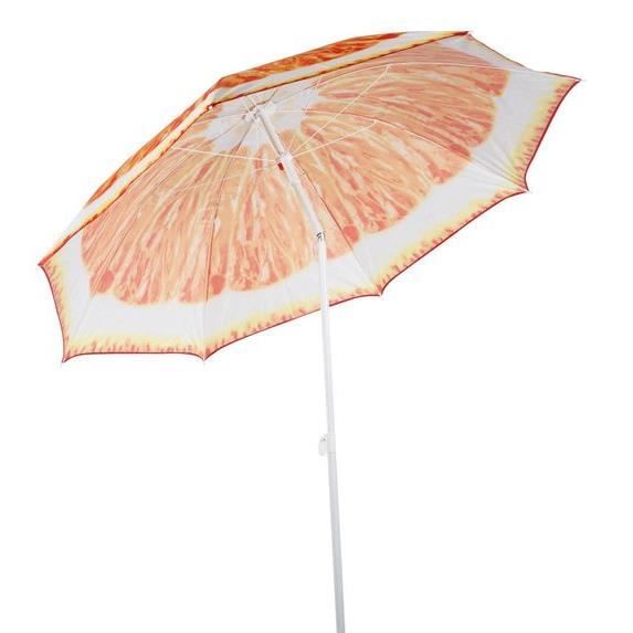 TOM parasol de plage Sinaasappel190 cm polybutène / aluminium orange