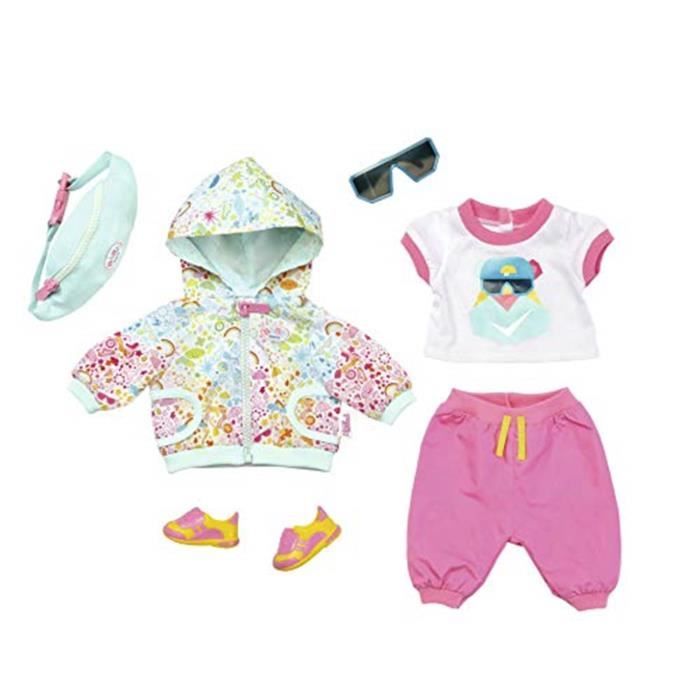 Zapf Creation 827192 Tenue de vélo Play & Fun Deluxe 43 cm