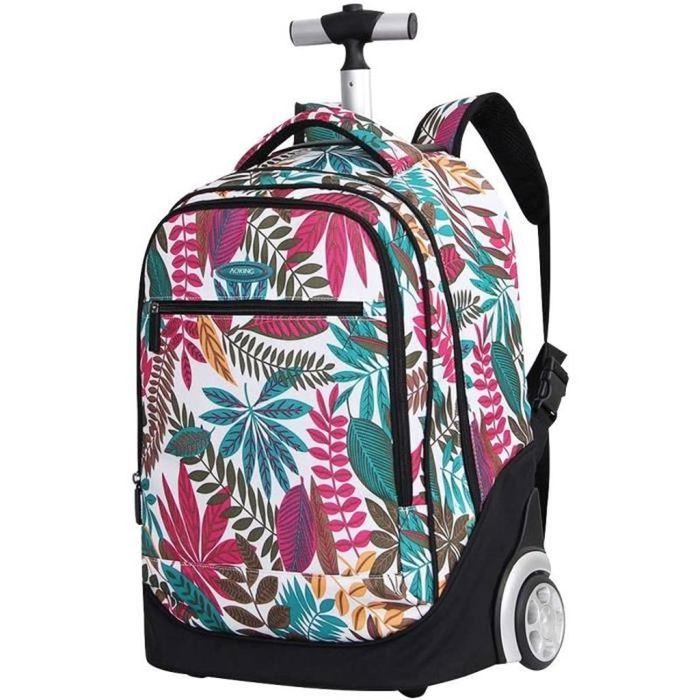 Sac à Dos Enfant Plantes Tropicales 3D - Léger, Imperméable, 41x32x17 Cm, Pour école - 6