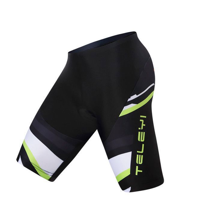 Cycorld Cuissard Velo Pantalon De Cyclisme Pour Homme - Séchage Rapide - Respirant - Avec Rembourrage 4D Amélioré - Élastique - Rembourré, Vert, 3XL