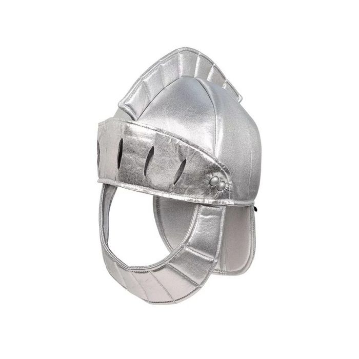 LAY-Casque de chevalier médiéval romain pour GN Argenté Acier 21 x 20 x LAY-Casque de chevalier médiéval romain pour GN Argenté Acier 21 x 20 x