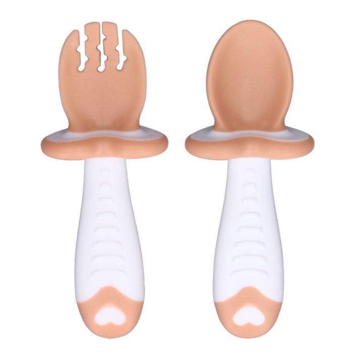 Lot De 6 Cuillères Et Fourchettes Bébé En Silicone - Anti-Étouffement, Pour Sevrage Dès 3 Mois