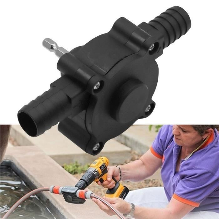 Pompe à Main Pour Perceuse Électrique - Pompe Auto-Amorçante Pour Eau, Huile, Liquides (Transfert, Drainage) - 2