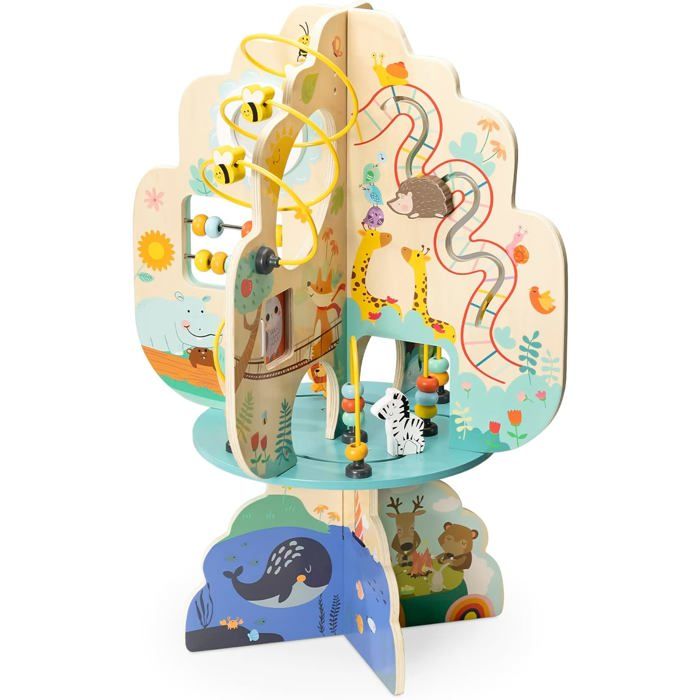 Jeux de vissage, des jouets d'éveil en bois pour développer la motricité fine