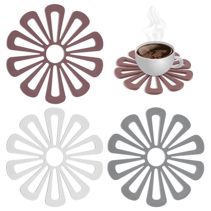 Dessous de plat - Lot de 4 - Résistant à la chaleur - Dessous de plat - Dessous de plat en verre - Dessous de verre - SANPIE - Maison Dessous de plat - Lot de 4 - Résistant à la chaleur - Dessous de plat - Dessous de plat en verre - Dessous de verre - SANPIE - Maison