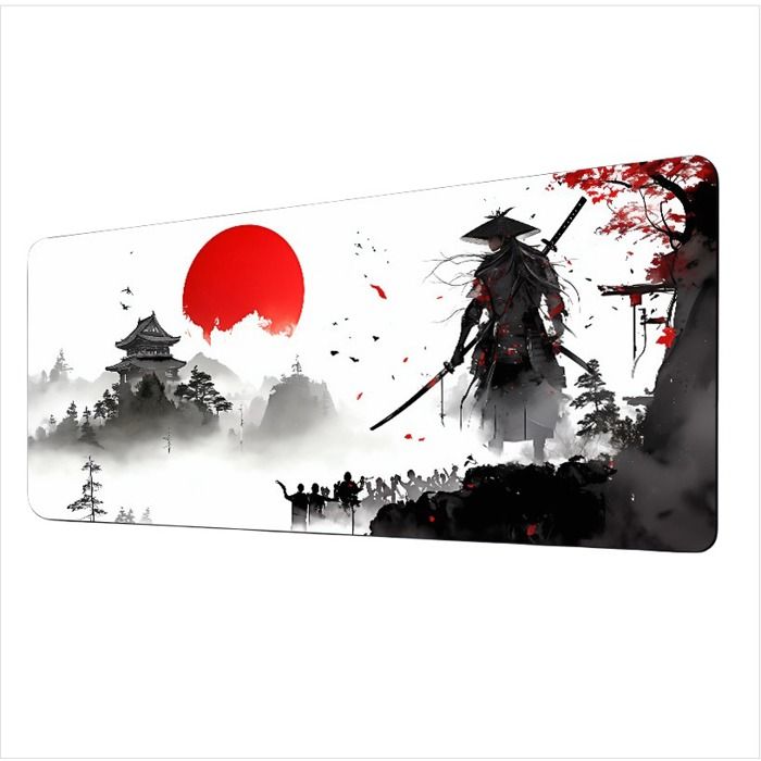 Tapis de Souris Gaming E-sport Bicolore XXL - Motifs Manga Base Antidérapante en Caoutchouc Naturel XL