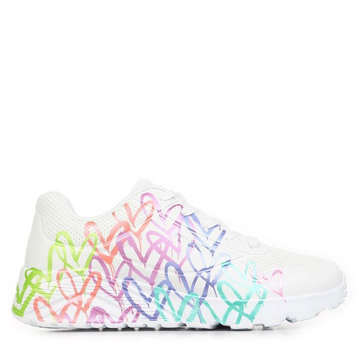564 Skechers Uno Lite Metallic Joy Baskets fille