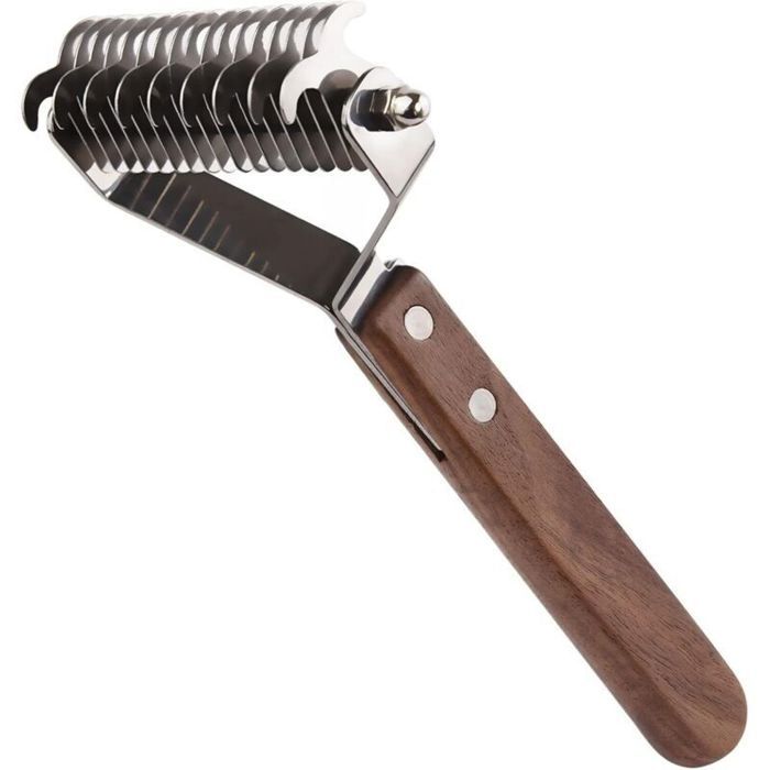 Brosse de toilettage pour chien et chat anti-peluches poils longs/courts