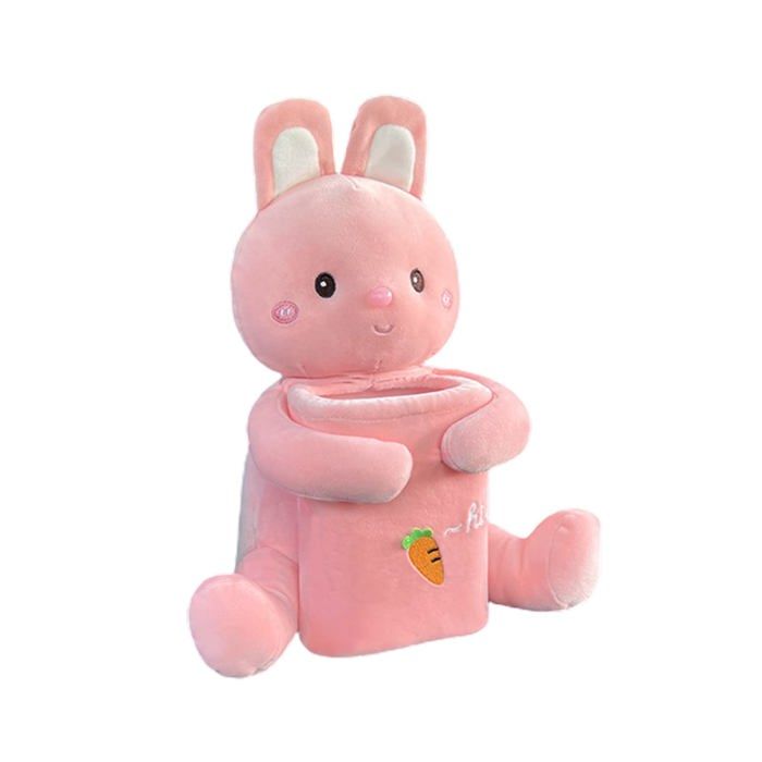 Porte Mouchoir Lapin 1 Pièce - Boîte Mouchoirs Animaux Dessin Animé Voiture Maison Bureau - Créatif ALURRA