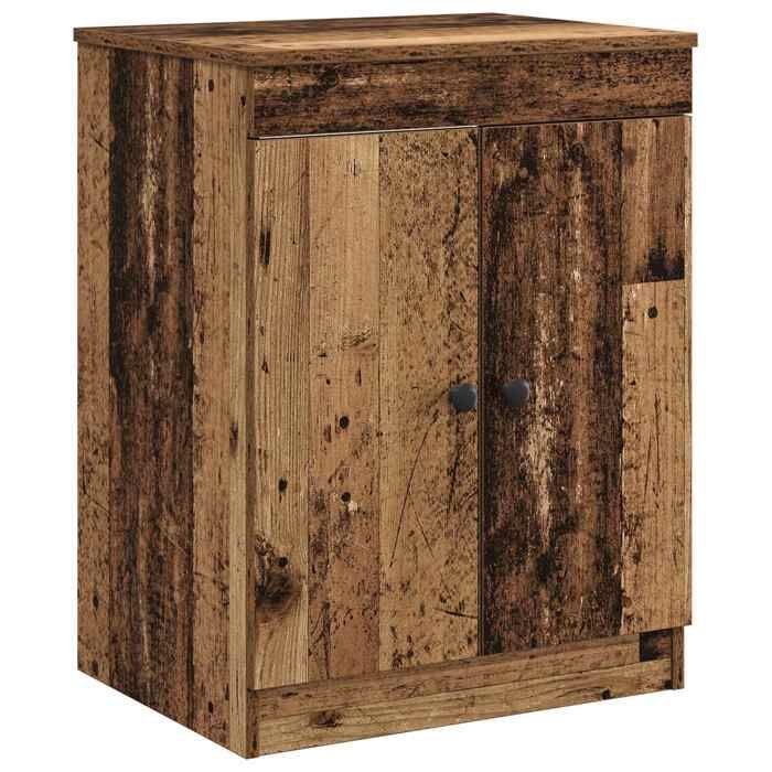 Armoire de salle de bain - vidaXL - bois dingénierie - bois ancien - 54 x 41 x 70 cm 845xvr86o