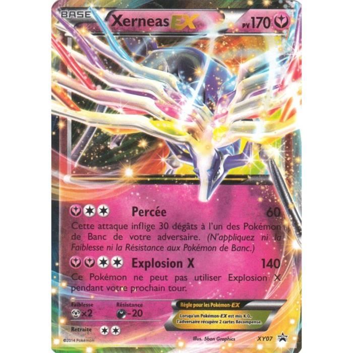 Carte Pokémon XY07 Xerneas-EX 170 PV PROMO NEUF FR - Cdiscount Jeux - Jouets