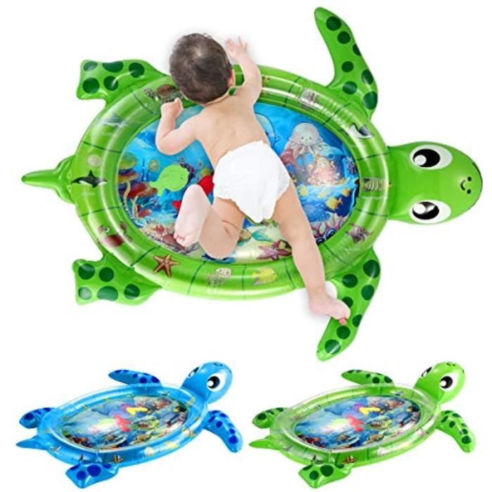 Tapis D Eveil An2hs Tapis D Eau De Temps De Ventre Tapis De Jeu D Eau Gonflable Pour Nouveau Ne Jouet De Centre D Activite De Jeu Cdiscount Puericulture Eveil Bebe