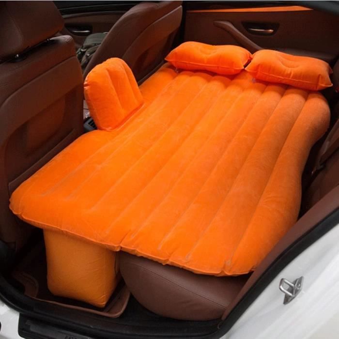 Matelas Gonflable Voiture Linsition – Combler L’espace Siège Arrière – PVC Résistant, Charge Max 300 Kg – Pour Voyage, Enfant, Sieste En Route