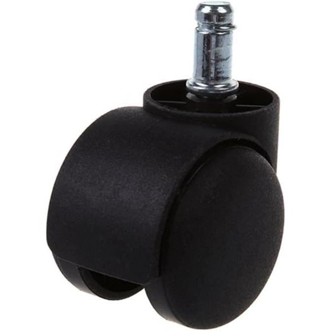 Roulettes De Chaise De Bureau En Polyuréthane - Diamètre 7,5 Cm, Tige 11 Mm - Silencieuses Et Protectrices Pour Sols