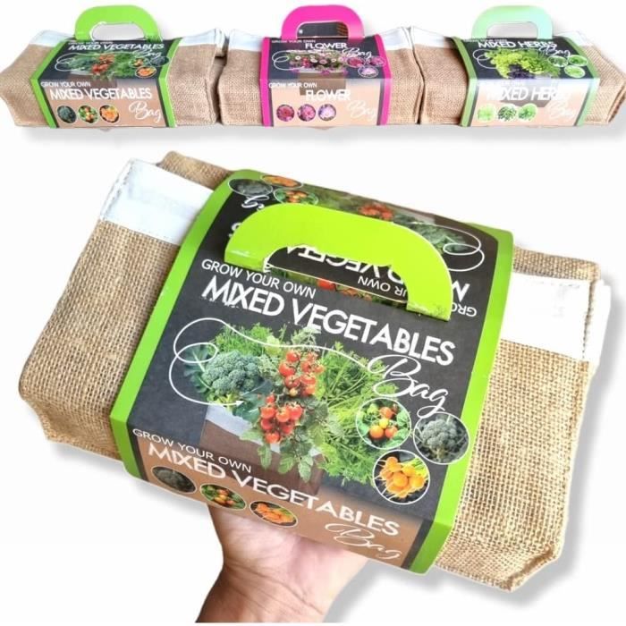 LW TORAF Set De Graines XXL 7 Variétés De Légumes Premium, Graines De Légumes Jardin, 3000 Graines De Plantes, Potager, Cuisine, Carotte, Persil, Radis, Betterave Rouge, Laitue, Concombre Et Aneth