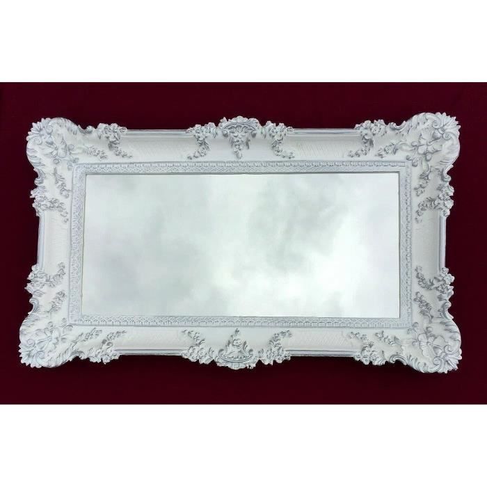 Miroir mural - style baroque -pour Salon, Chambre ou Dressing - 50x120