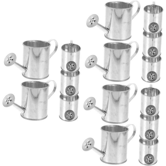 Lot De 3 Mini Arrosoirs En Métal Pour Jardin Extérieur - Multifonctions - Petit Arrosoir En Fer