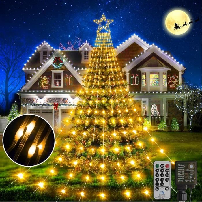 Guirlande Lumineuse 12m 120 LED - Étanche IP65, Décoration Noël Et Fêtes, Neuf