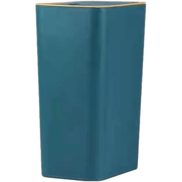 Poubelle Compacte Deux Pièces à Rayures Verticales, Rabat, Poubelle Sanitaire Avec Couvercle Verte 98833994 Poubelle Compacte Deux Pièces à Rayures Verticales, Rabat, Poubelle Sanitaire Avec Couvercle Verte 98833994
