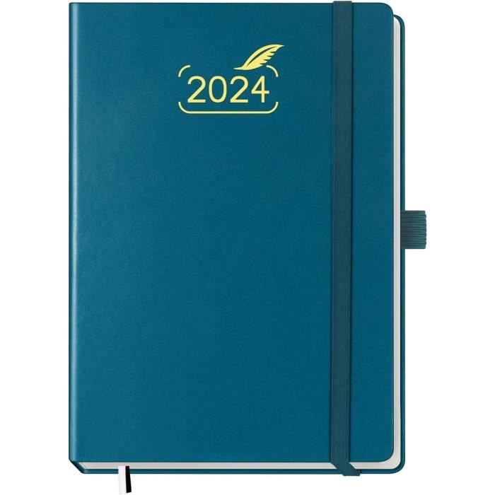 Agenda Semainier 2026 A5 Orbitron - Couverture Rigide Reliée, Semaine Sur 2 Pages, Du 29/12/2025 Au 03/01/2027