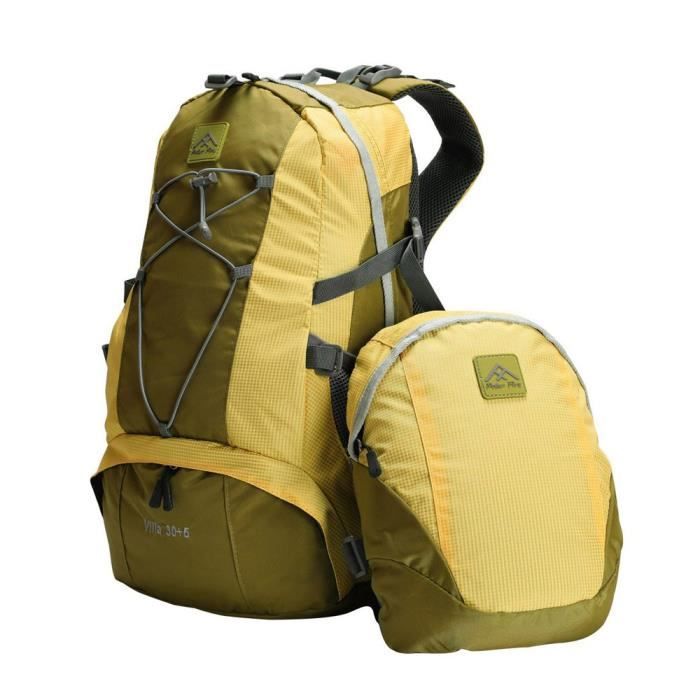 40L Sac A Dos Sac de Montagne Imperméable Etanche Avec Housse De Pluie Pour  Alpinisme Randonnée Trekking Camping Voyage - Lemon - Cdiscount Sport