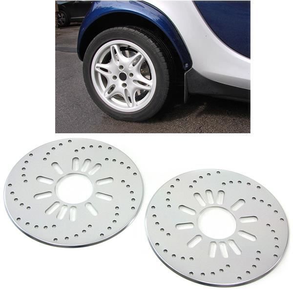 14 2 DISQUES PERFOREES FACTICE UNIVERSEL POUR JANTES 13 15 POUCES