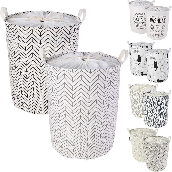 Grand Panier De Rangement, Sac À Linge Avec Cordon De Serrage, Panier À Grand Panier De Rangement, Sac À Linge Avec Cordon De Serrage, Panier À