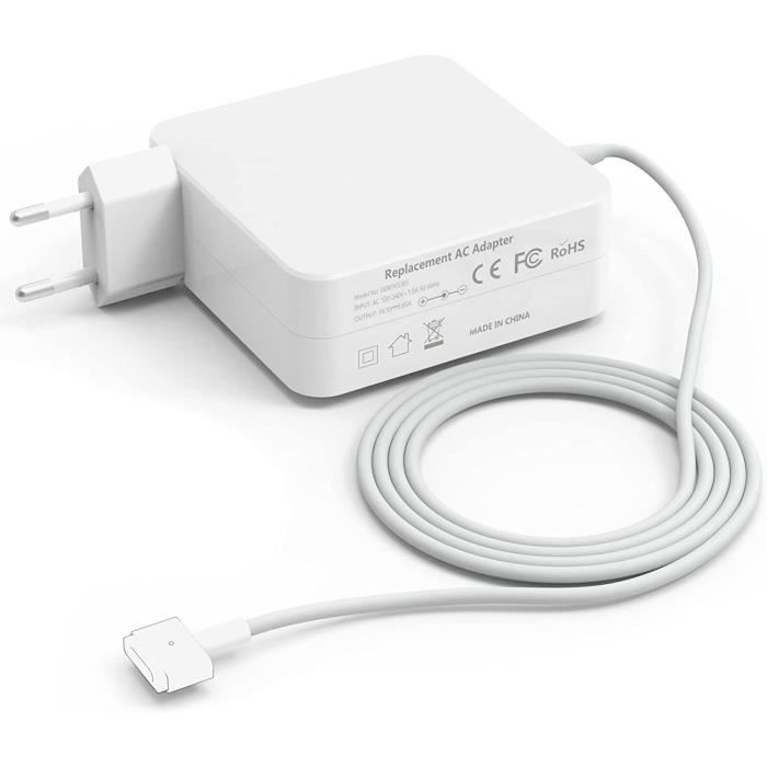Chargeur Macbook AirPro 60W, Chargeur Magsafe 2 Compatible avec Mac Book Air 11" 13" 2012 2013