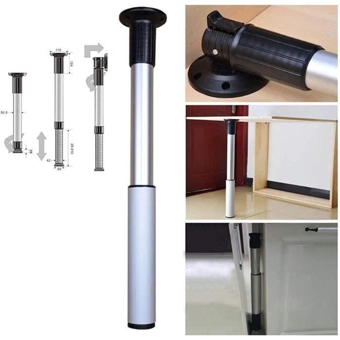 Pieds De Support De Meubles En MéTal 4 PièCes, Hauteur RéGlable De 20 à