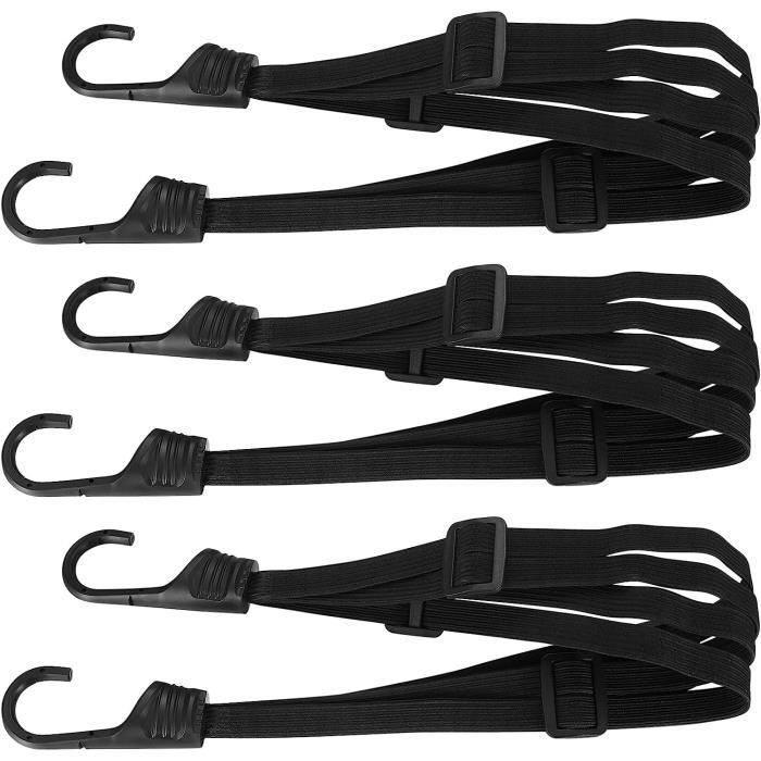 Sangles D'arrimage Pour Pédales De Vélo - Lot De 4 - Nylon Réglable 50 Cm - Pour Fixer Les Pieds Sur Les Pédales