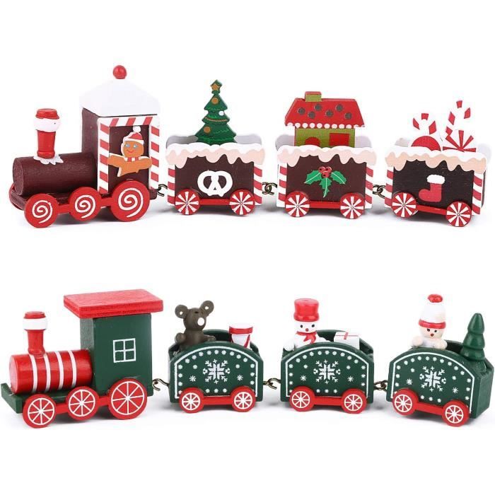 24 Décorations De Noël En Bois PLUSHCEWT – Pendentifs Vintage 8 Cm, Style Victorien, Motifs Père Noël, Sapins, Soldats