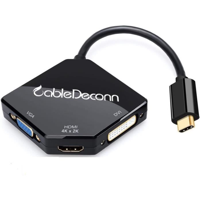 CABLEDECONN USB C 3.2 Gen2 Cable 1.6FT - 240W Charging, 20Gbps Data, 4K Video - Compatible With MacBook Pro, Galaxy