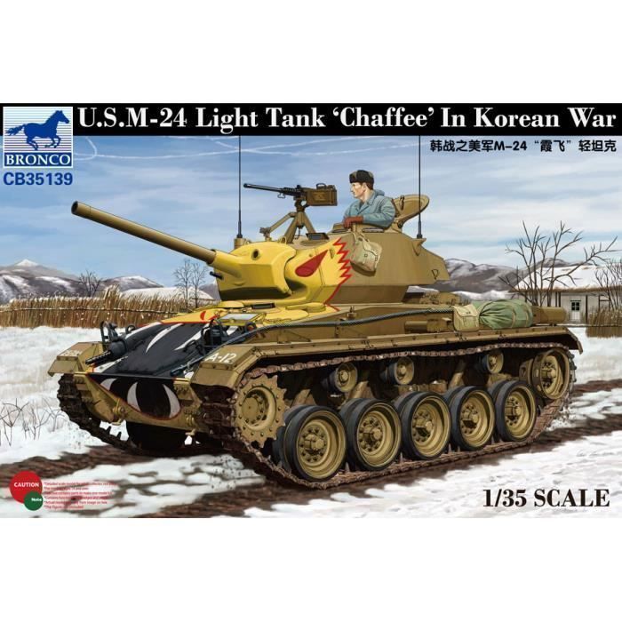 Maquette Militaire 1-35 Chaffee US Tank Light In guerre de Corée CB35139