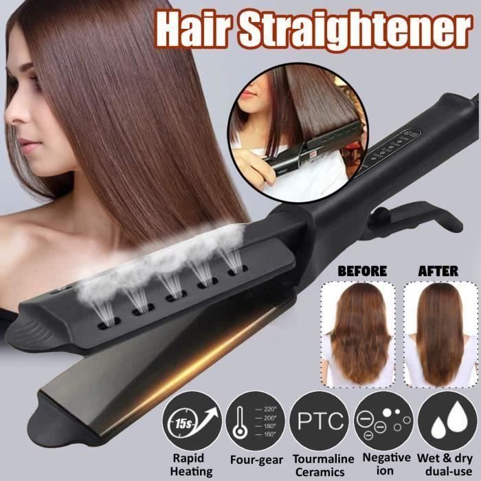 Fer a lisser sur cheveux sec ou humide clearance