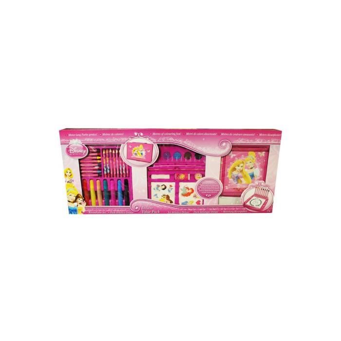 Mallette de coloriage et pupitre dessin Disney Princesses - Cdiscount ...