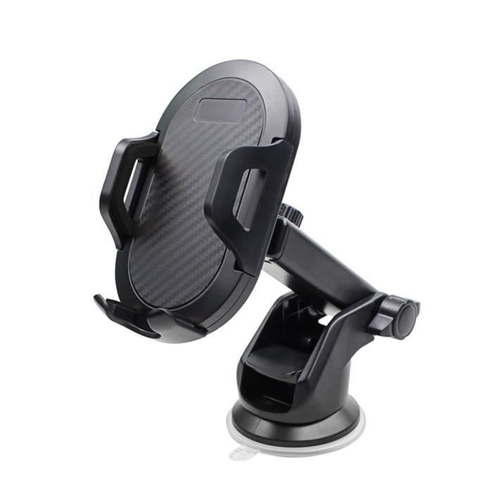 Support De Téléphone Voiture à Ventouse Magnétique Rotatif 360° - Compatible IPhone Et Android - Ventouse Puissante Anti-Secousses