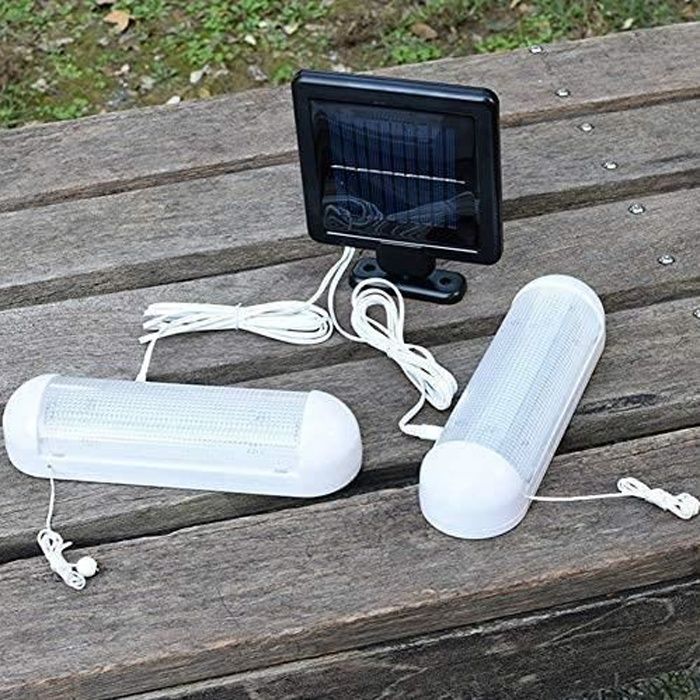Lampe solaire pour abri de jardin, garage, abri de jardin éclairage d
