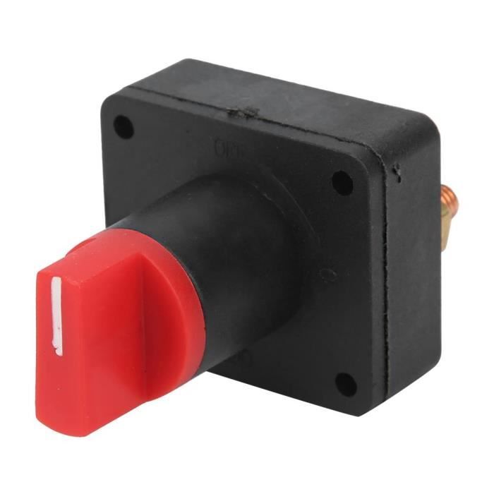 ESTINK isolateur de batterie 300A interrupteur de déconnexion de la batterie coupé bouton isolateur 6mm diamètre de vis pour
