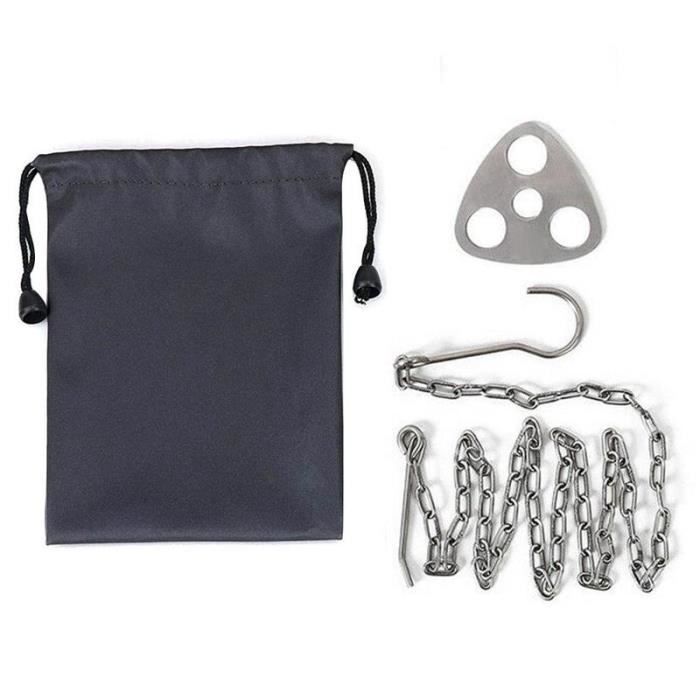 Filet Organisateur Suspendu Pour Camping – Trépied Support étagère – Sac BBQ Outil