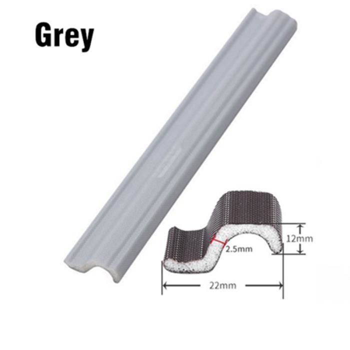 1M - Gris - Bande'étanchéité Pour Bas De Porte 1M, Résistante Au Vent