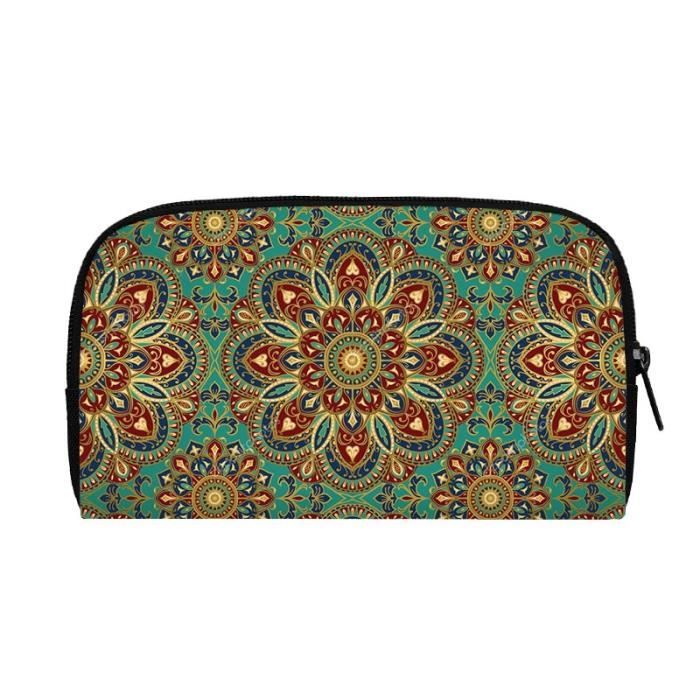 Porte-Monnaie Compact Avec Imprimé Papillon - Mini Portefeuille En Microfibre, Fermeture Sécurisée