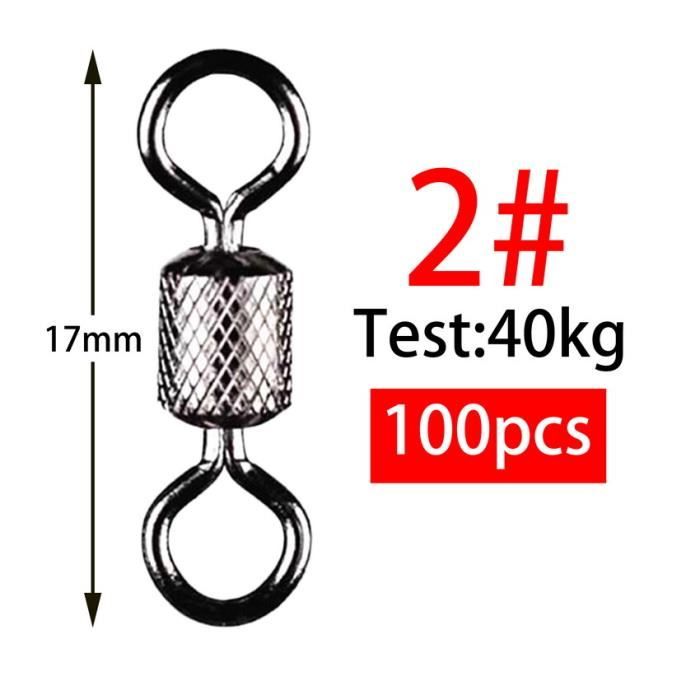 10 Clips De Pêche En Acier Inoxydable – Pour Eau Douce Et Eau Salée, Pratique Pour Fixer Les Appâts Solidement - 2