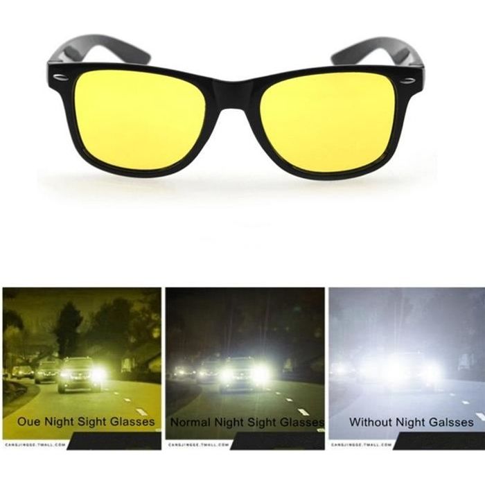 Lunette Vision Nocturne Jaune