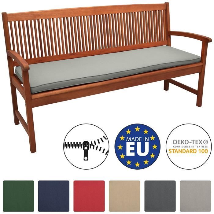 Beautissu Coussin Banc Banquette Loft Bk 150x48x5 Cm Gris Clair Jardin Terrasse Balcon Exterieur Banc Non Inclus Achat Vente Coussin D Exterieur Beautissu Loft Bk Coussin Cdiscount