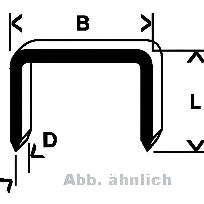 BOSCH Agrafe a fil plat type - vue 6