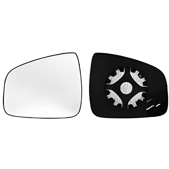 Miroir Glace rétroviseur gauche pour DACIA LOGAN I MCV phase 2, 2008-2013, à clipser, Neuf.