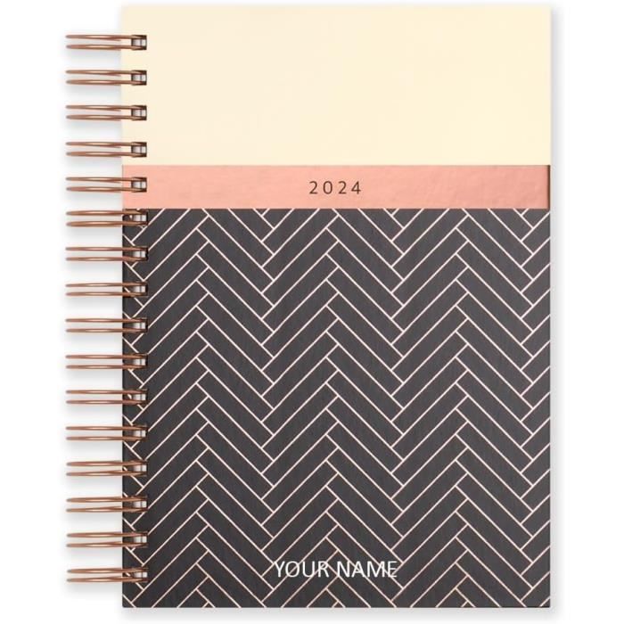 Agenda 2024 A6 1 Jour Par Page A6 DAP Couleur Classique Bleu